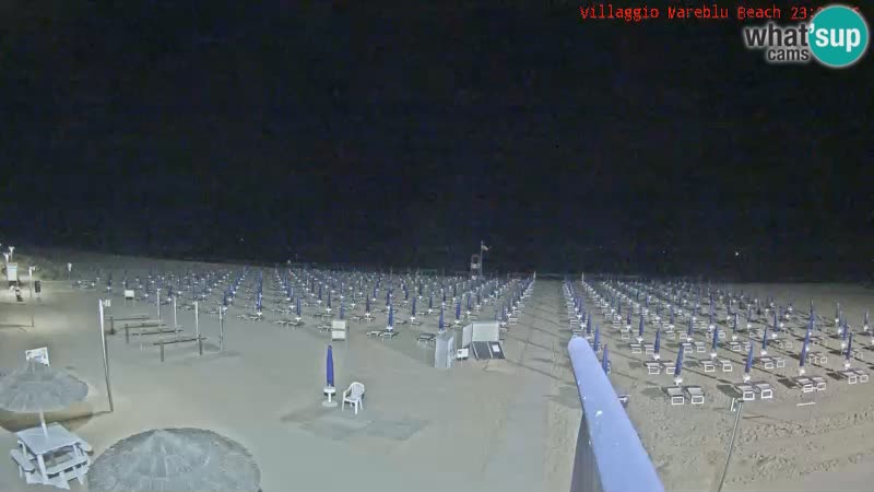 Webcam en direct de la plage Villaggio Mare Blu Bibione Pineda – Italie