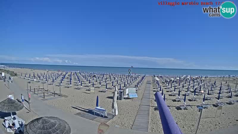 Der Strand Live-Webcam Villaggio Mare Blu Bibione Pineda – Italien