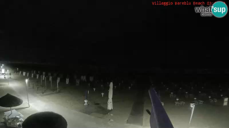 Webcam live della spiaggia Villaggio Mare Blu Bibione Pineda