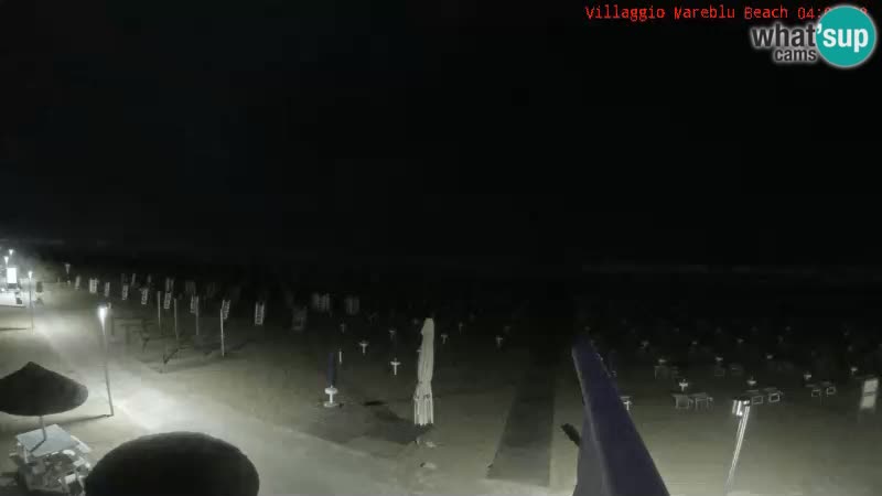 Webcam en direct de la plage Villaggio Mare Blu Bibione Pineda – Italie