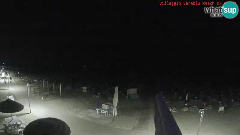 Webcam live della spiaggia Villaggio Mare Blu Bibione Pineda