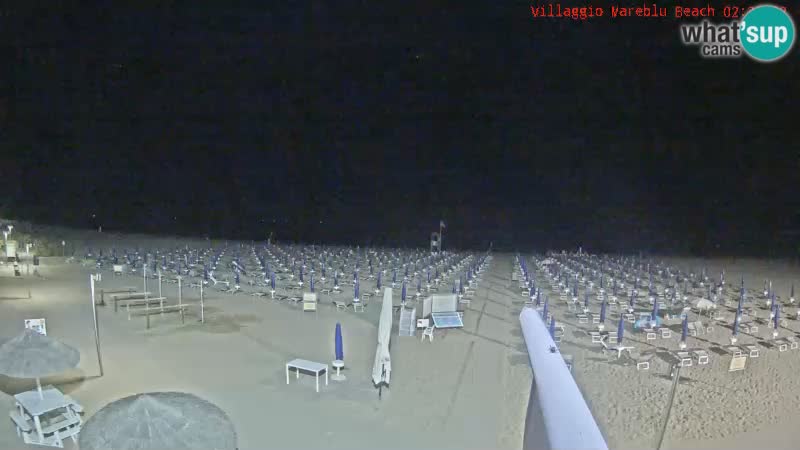 The beach live webcam Villaggio Mare Blu Bibione Pineda – Italy