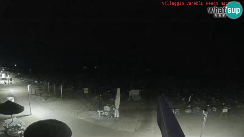 Webcam en direct de la plage Villaggio Mare Blu Bibione Pineda – Italie