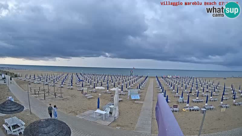 Spiaggia Webcam Villaggio Mare Blu Bibione Pineda