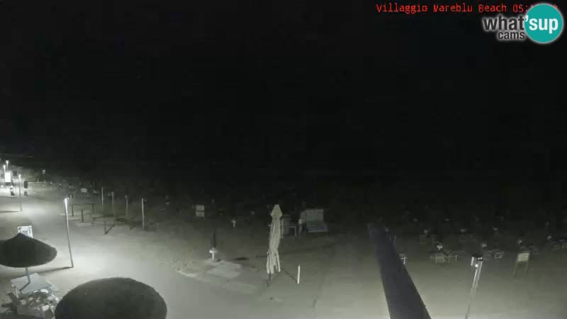 Webcam en direct de la plage Villaggio Mare Blu Bibione Pineda – Italie