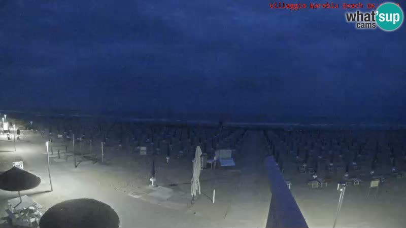 Spiaggia Webcam Villaggio Mare Blu Bibione Pineda