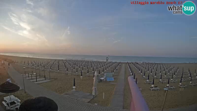 Der Strand Villaggio Mare Blu webcam Bibione Pineda – Italien