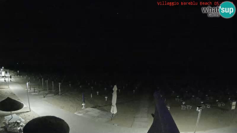 Webcam live della spiaggia Villaggio Mare Blu Bibione Pineda