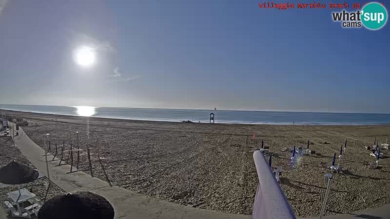 Der Strand Villaggio Mare Blu webcam Bibione Pineda – Italien