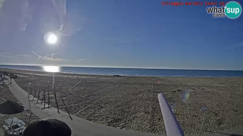 Web kamera uživo na plaži Villaggio Mare Blu Bibione Pineda – Italija