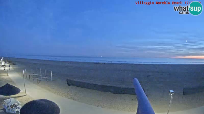 Spiaggia Webcam Villaggio Mare Blu Bibione Pineda