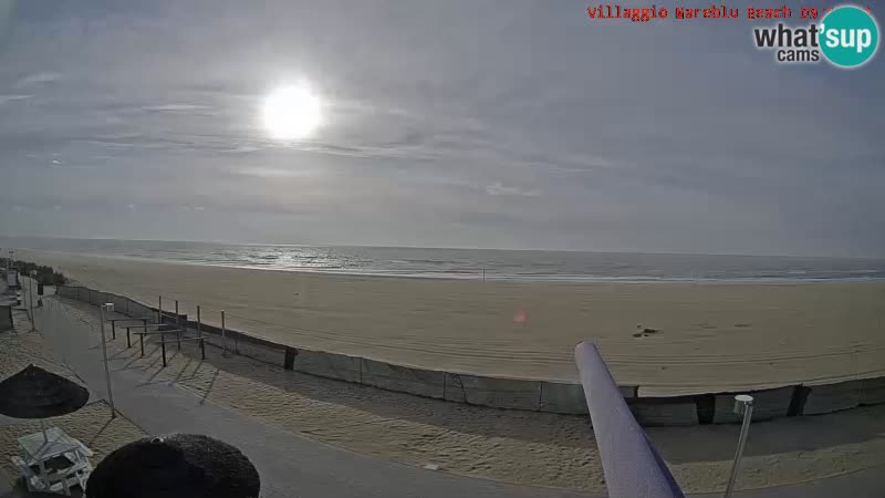 Spiaggia Webcam Villaggio Mare Blu Bibione Pineda