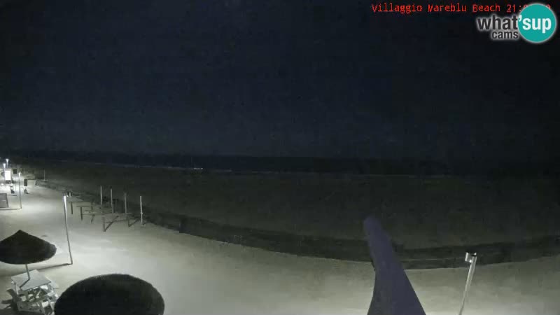 Playa webcam en vivo Villaggio Mare Blu Bibione Pineda – Italia