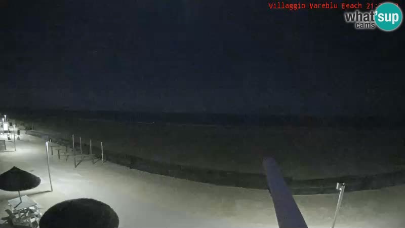 Webcam live della spiaggia Villaggio Mare Blu Bibione Pineda