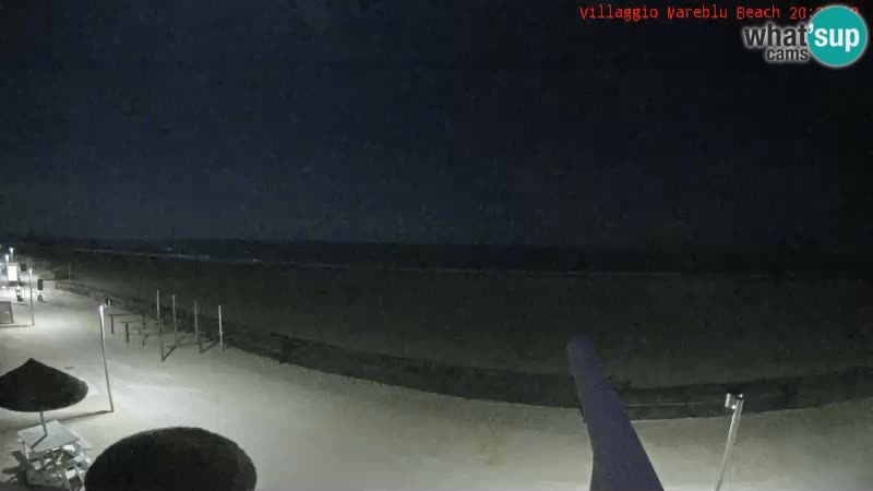 Webcam live della spiaggia Villaggio Mare Blu Bibione Pineda