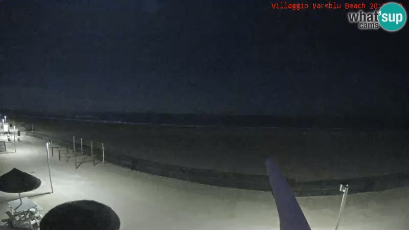 Webcam live della spiaggia Villaggio Mare Blu Bibione Pineda