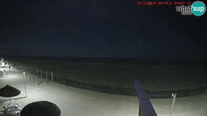 Webcam live della spiaggia Villaggio Mare Blu Bibione Pineda