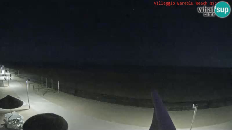 Spiaggia Webcam Villaggio Mare Blu Bibione Pineda