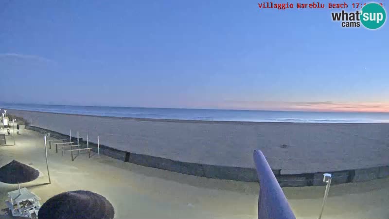 Der Strand Villaggio Mare Blu webcam Bibione Pineda – Italien