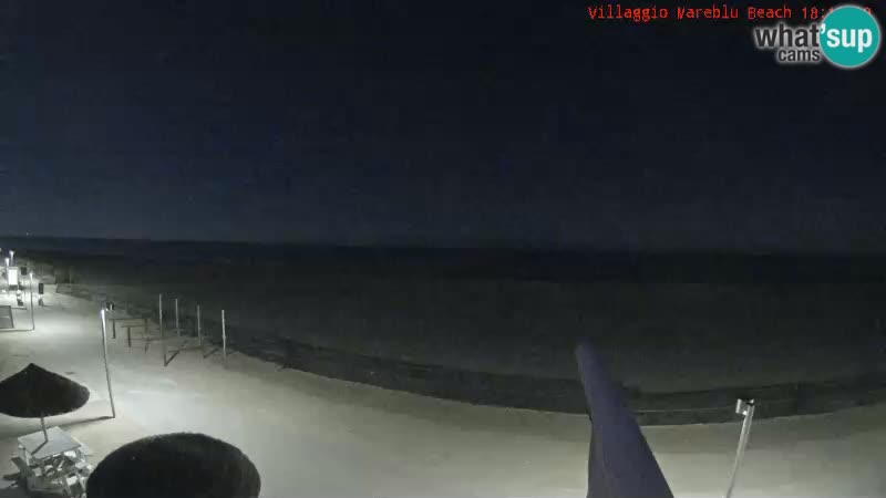 Playa webcam en vivo Villaggio Mare Blu Bibione Pineda – Italia