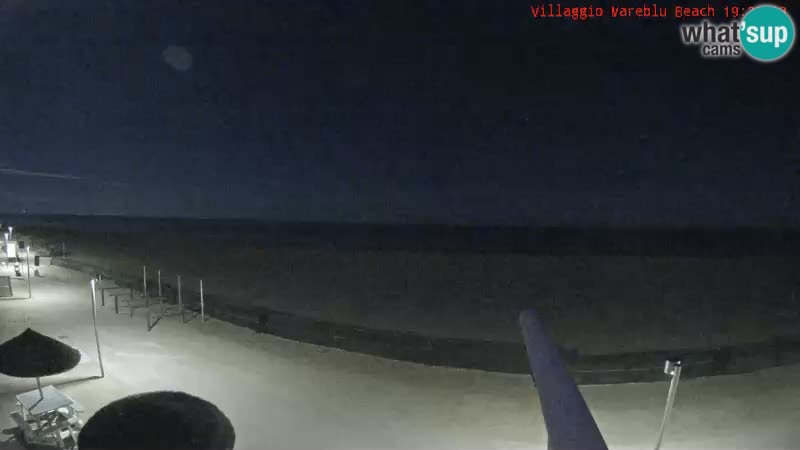 Spiaggia Webcam Villaggio Mare Blu Bibione Pineda