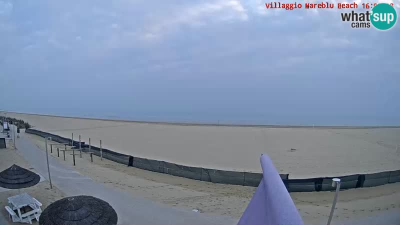 The beach Livecam Villaggio Mare Blu Bibione Pineda – Italy