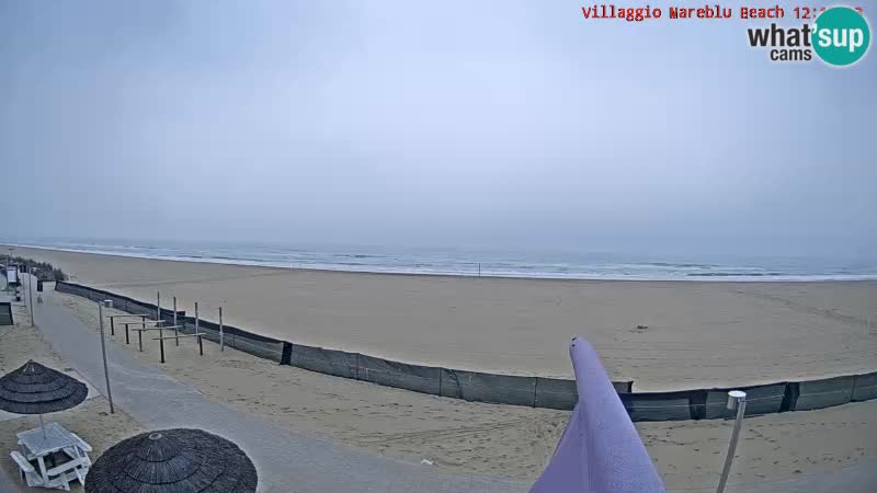 Spiaggia Webcam Villaggio Mare Blu Bibione Pineda