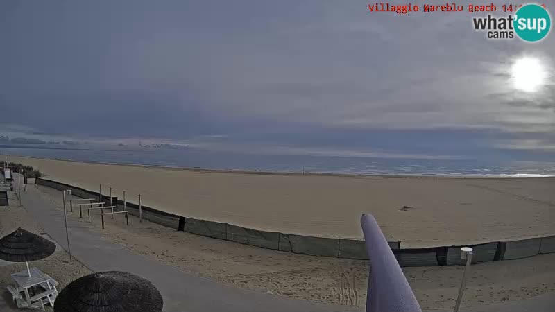 Der Strand Villaggio Mare Blu webcam Bibione Pineda – Italien