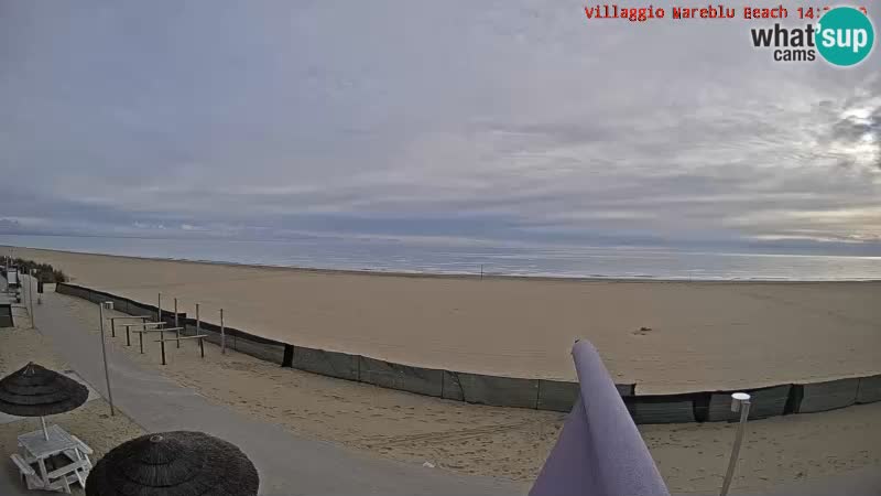 Der Strand Villaggio Mare Blu webcam Bibione Pineda – Italien