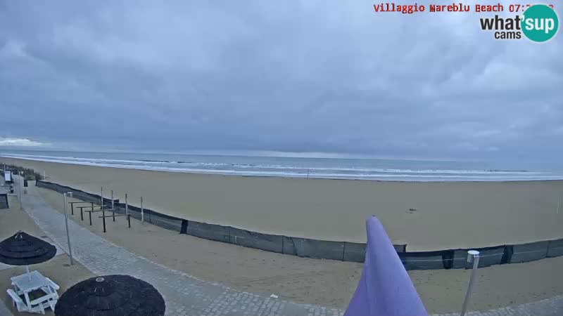 Der Strand Villaggio Mare Blu webcam Bibione Pineda – Italien