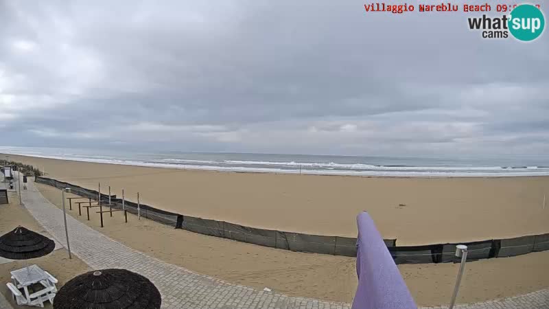 Der Strand Villaggio Mare Blu webcam Bibione Pineda – Italien