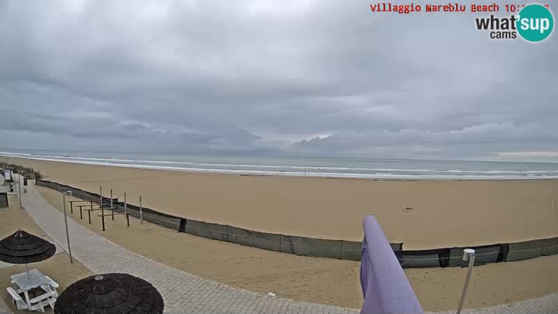 Der Strand Villaggio Mare Blu webcam Bibione Pineda – Italien