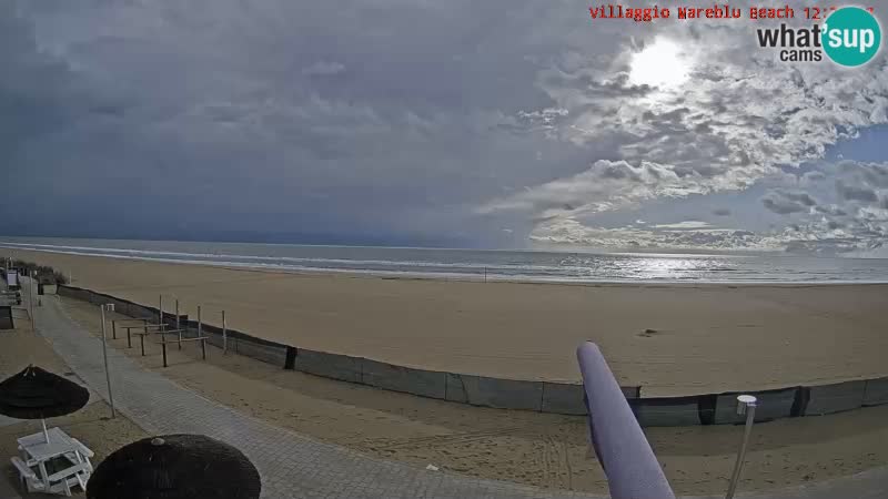 Der Strand Villaggio Mare Blu webcam Bibione Pineda – Italien