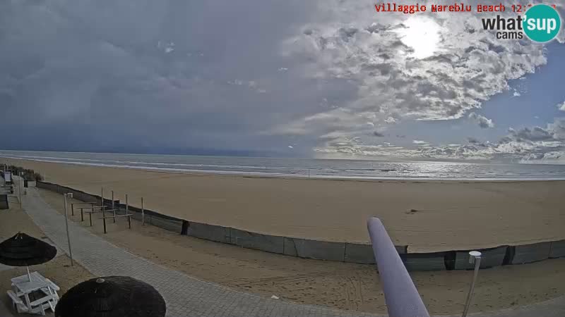 Spiaggia Webcam Villaggio Mare Blu Bibione Pineda