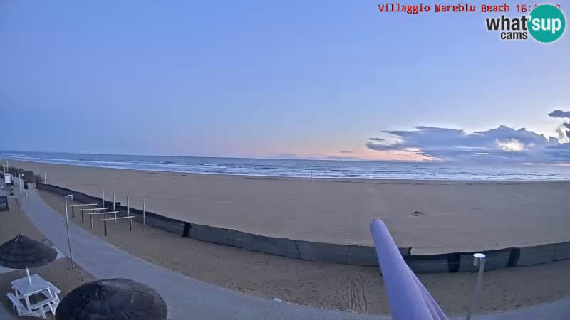 Web kamera uživo na plaži Villaggio Mare Blu Bibione Pineda – Italija