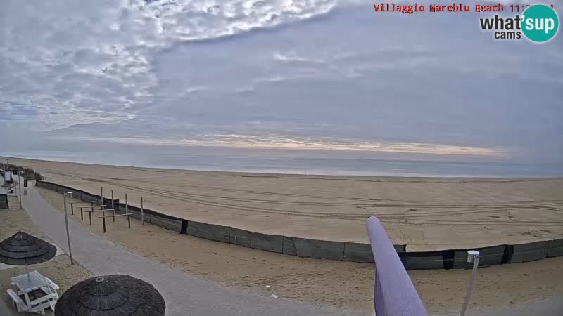 Der Strand Villaggio Mare Blu webcam Bibione Pineda – Italien