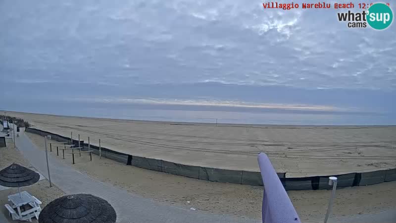 Playa webcam en vivo Villaggio Mare Blu Bibione Pineda – Italia