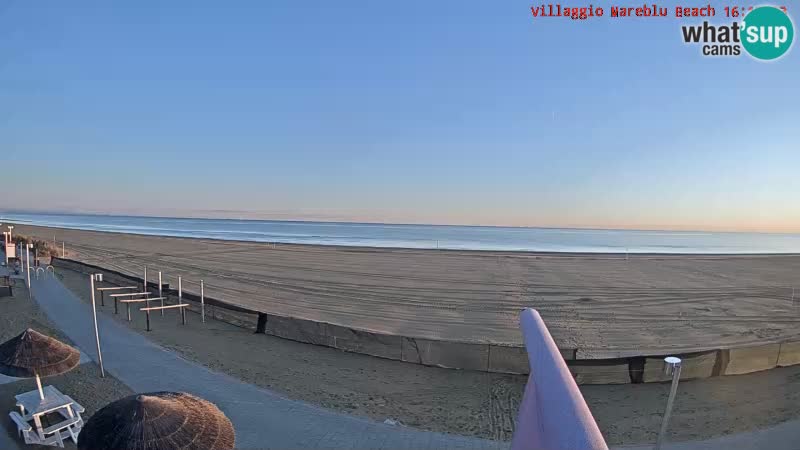 Der Strand Villaggio Mare Blu webcam Bibione Pineda – Italien