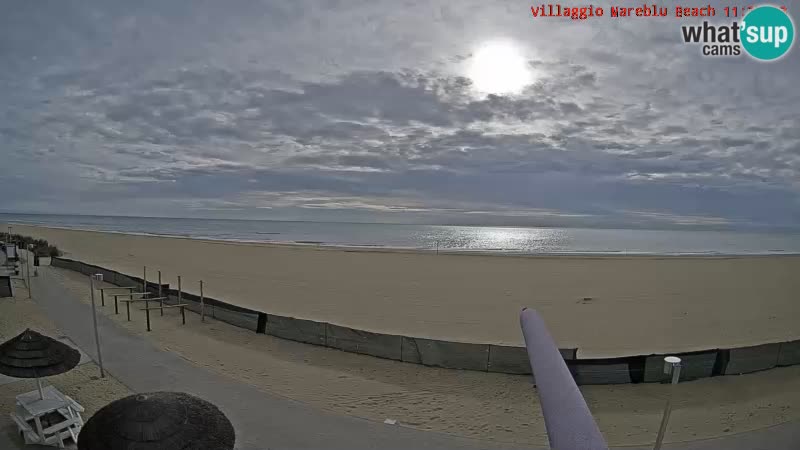 Der Strand Villaggio Mare Blu webcam Bibione Pineda – Italien