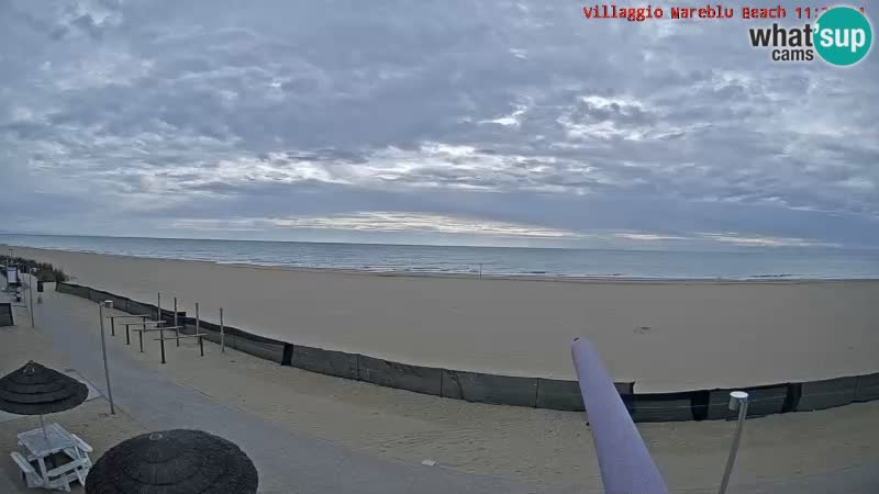 Der Strand Villaggio Mare Blu webcam Bibione Pineda – Italien