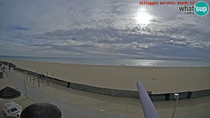 Spiaggia Webcam Villaggio Mare Blu Bibione Pineda