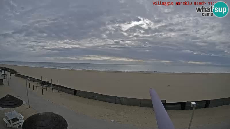 Spiaggia Webcam Villaggio Mare Blu Bibione Pineda