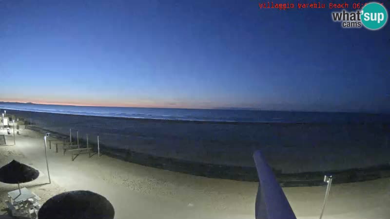 The beach Livecam Villaggio Mare Blu Bibione Pineda – Italy