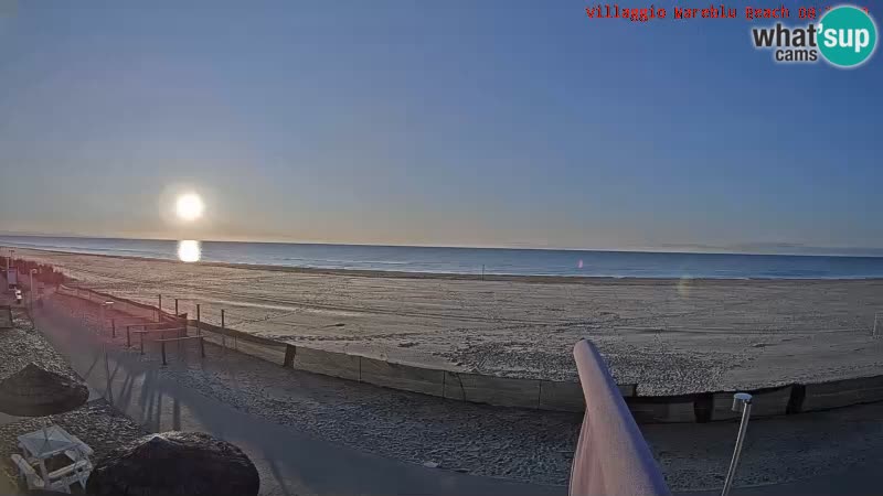 The beach Livecam Villaggio Mare Blu Bibione Pineda – Italy