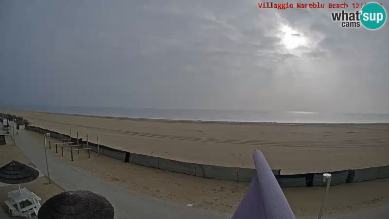 Web kamera uživo na plaži Villaggio Mare Blu Bibione Pineda – Italija