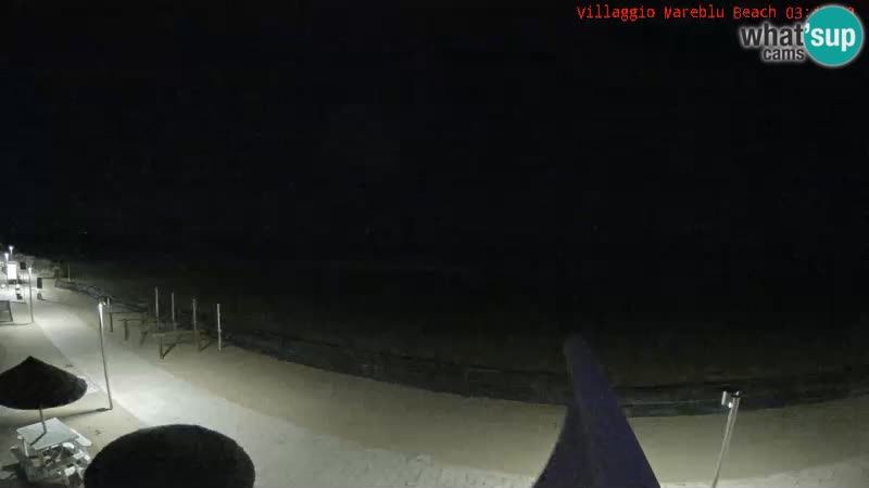 Webcam live della spiaggia Villaggio Mare Blu Bibione Pineda