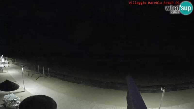 Webcam live della spiaggia Villaggio Mare Blu Bibione Pineda