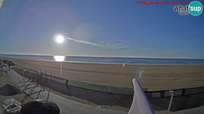 Der Strand Live-Webcam Villaggio Mare Blu Bibione Pineda – Italien