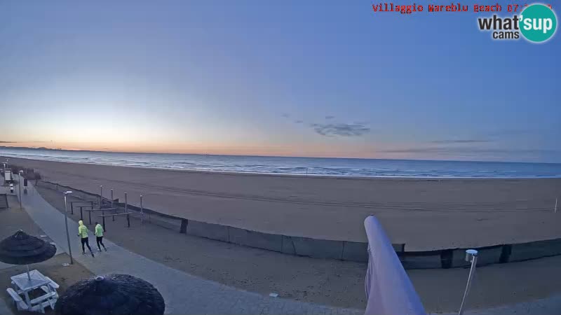 The beach live webcam Villaggio Mare Blu Bibione Pineda – Italy