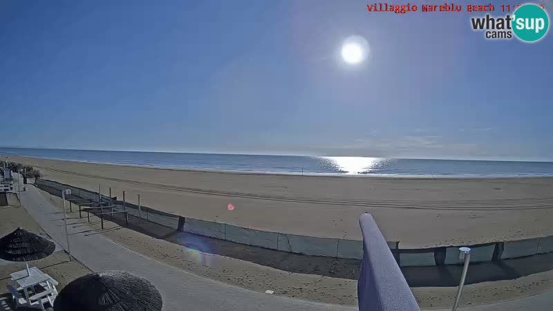 Der Strand Live-Webcam Villaggio Mare Blu Bibione Pineda – Italien